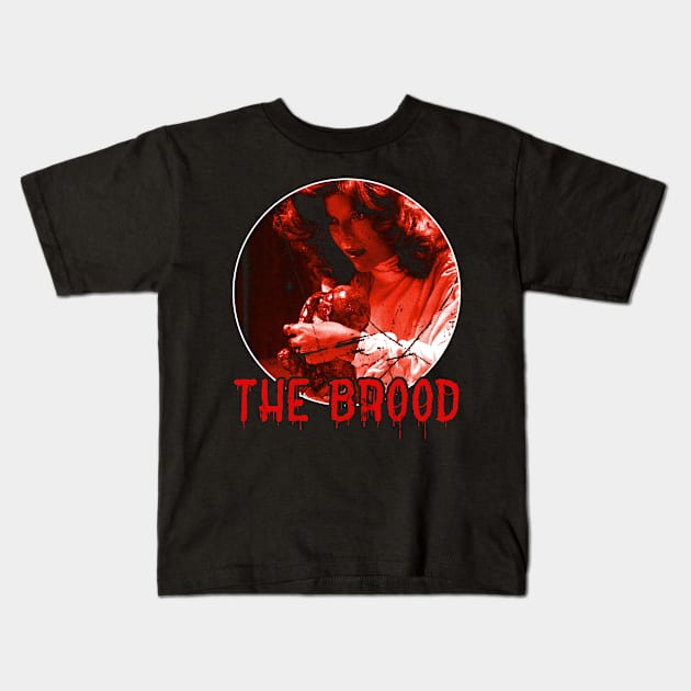 Nightmarish Birth The Brood's Terrifying Legacy Kids T-Shirt by Church Green